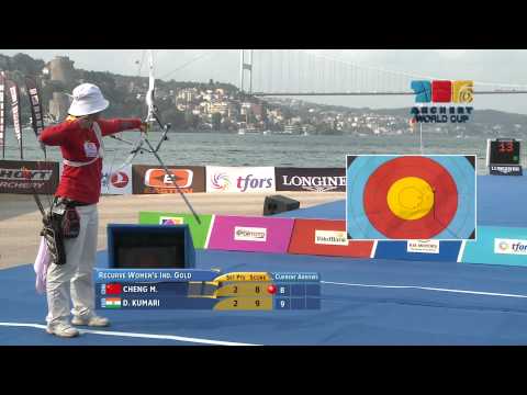 Cheng Ming v Deepika Kumari – recurve women’s gold final | Istanbul 2011 Archery World Cup Final