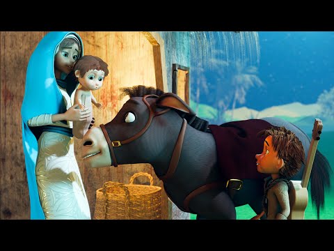 Mi Burrito Sabanero, Villancico Animado, estilo tradicional, versión 2024.