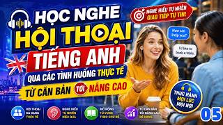 🎯 Tình Huống Giao Tiếp Tiếng Anh Thực Tế Từ Cơ Bản Đến Nâng Cao | Luyện Nghe Nói Tiếng Anh