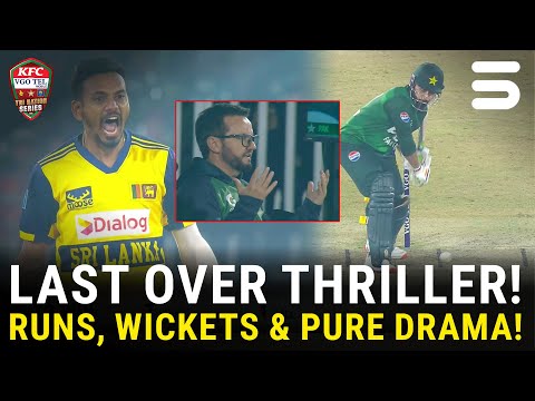 LAST OVER THRILLER! | Pakistan vs Sri Lanka | Match 06 | Tri Nation Series | PCB | M3W1U