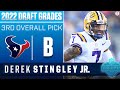 Texans take LSU STANDOUT CB Derek Stingley Jr. with the No. 3 Pick | 2022 NFL Draft Grades