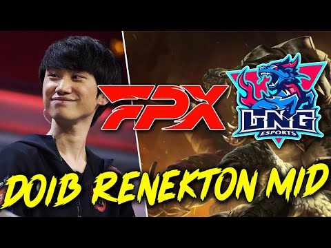 SORPRENDIERNO A TODOS CON RENEKTON MID || FPX VS LNG || VUELVE EL MEJOR MID *DOINB*