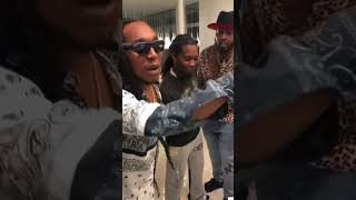 Unseen footage of Take off and the Migos freestyle session #RIP #TakeOff #Atlanta #Migos #Rap #FYP