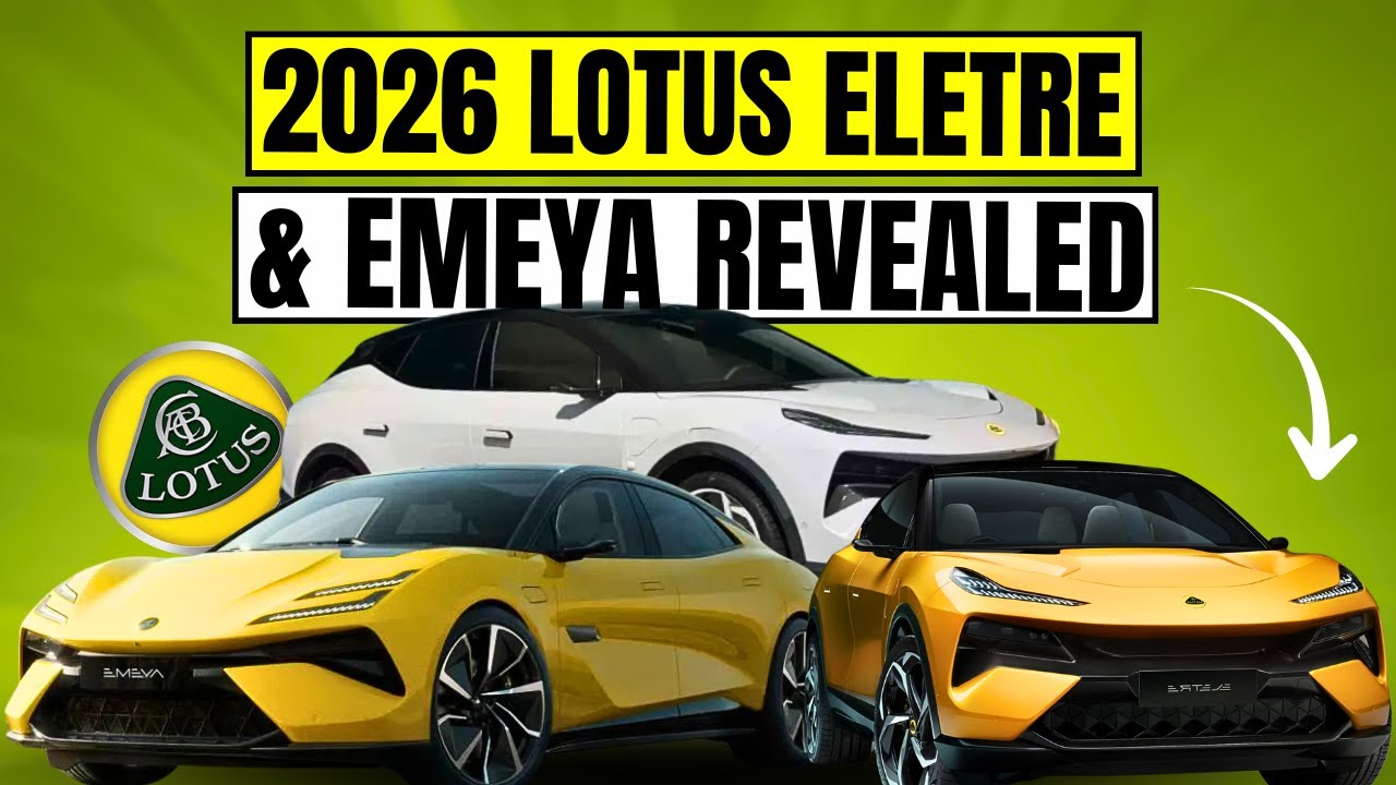 $74K Lotus EV Super-SUV gets 900HP— Eletre & Emeya Just Got Better