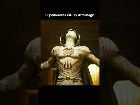 Superheroes Suit-Up With Magic ☠️ #shorts