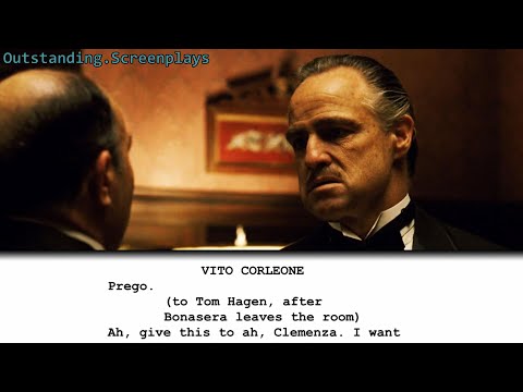 The Godfather - Opening Scene + Screenplay Download | Script to Screen | Screenplayed