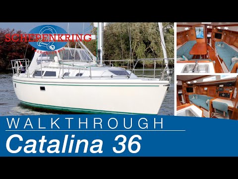 Catalina 36 for sale | Yacht Walkthrough | @ Schepenkring Lelystad | 4K