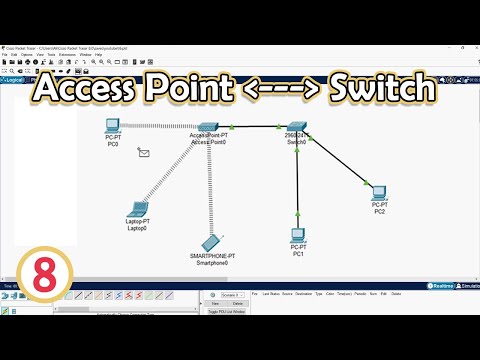 Access Point to Switch in Cisco Packet Tracer (explained)