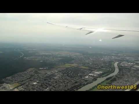 Air Canada Boeing 787-9 Dreamliner C-FGDX take off from Frankfurt landing at Calgary