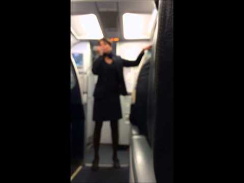 Spirit Airlines Hilarious Flight Attendent