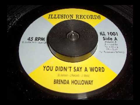 SOUL - Brenda Holloway - You Didn't Say A Word