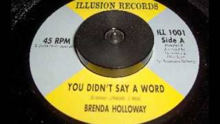 SOUL - Brenda Holloway - You Didn't Say A Word