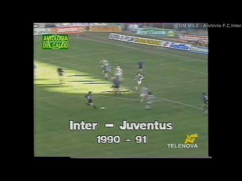 1990-91 (24^ - 10-03-1991) INTER-Juventus 2-0 [Matthaus,Battistini] HLTS Telenova