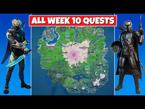 All Week 10 Epic and Legendary Quests Guide (283,000 XP)! - Fortnite Chapter 2 Season 5