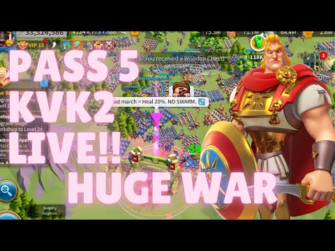 Rise of Kingdom PASS 5 WAR! KvK2