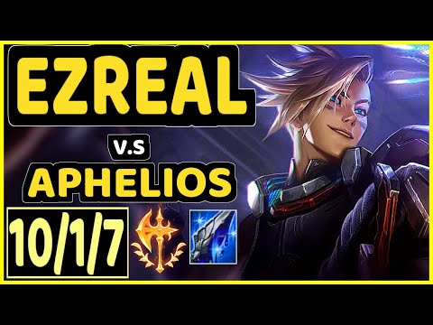 JAVAAA (EZREAL) vs APHELIOS - 10/1/7 KDA BOTTOM ADC GAMEPLAY - EUW Ranked GRANDMASTER