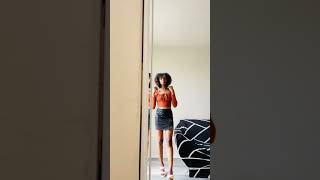 Back with the mini skirt. #black #mini #skirt #stylish #like #it #up