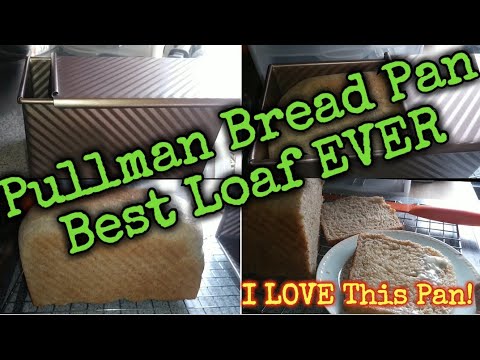NEW Pullman bread Pan/Best Loaf EVER! light honey wheat bread