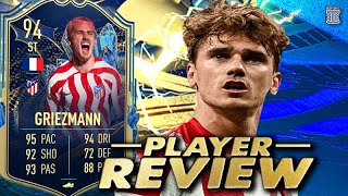 94 TEAM OF THE SEASON GRIEZMANN PLAYER REVIEW! - TOTS - FIFA 23 Ultimate Team