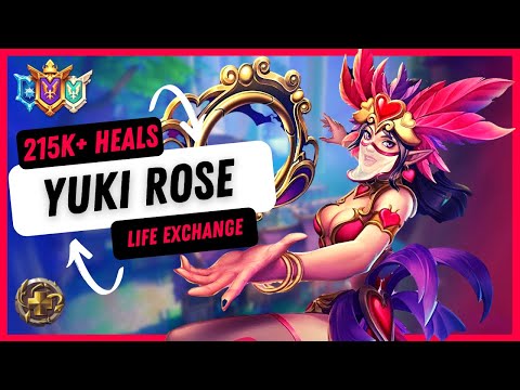 Insane 215K+ Heals Yuki Rose ( Diamond )Paladins Ranked Competitive