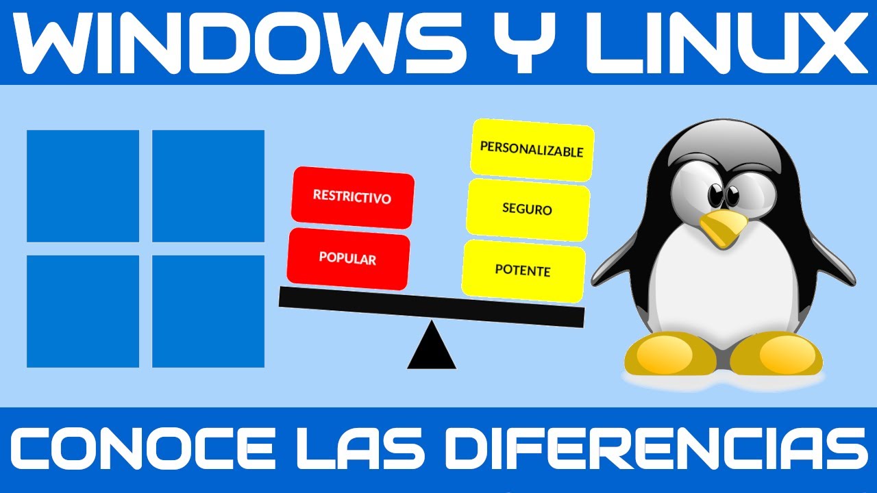 Diferencias: Windows vs GNU/Linux