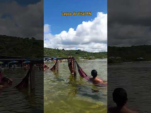 Pelas trilhas do RN.  Lagoa do Vital RN na Praia de Caraúbas
