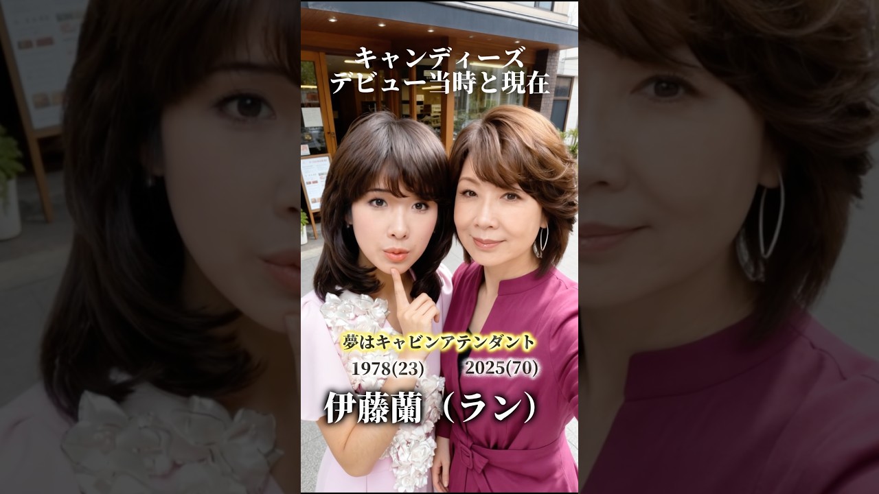 【キャンディーズ】デビュー当時と現在