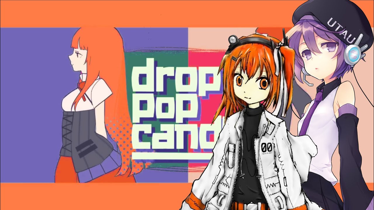 Drop pop candy