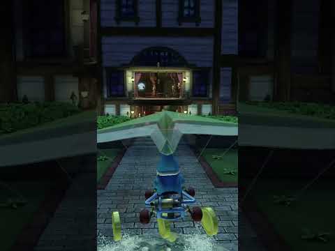 Which Path is Faster on Twisted Mansion? | Mario Kart 8 Deluxe #shorts