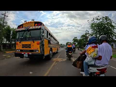 Recorriendo la carretera que conecta Chinandega hacia el Viejo 2026.