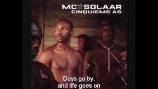 Mc Solaar ft. Black Jack - Si je meurs ce soir (Eng subs)