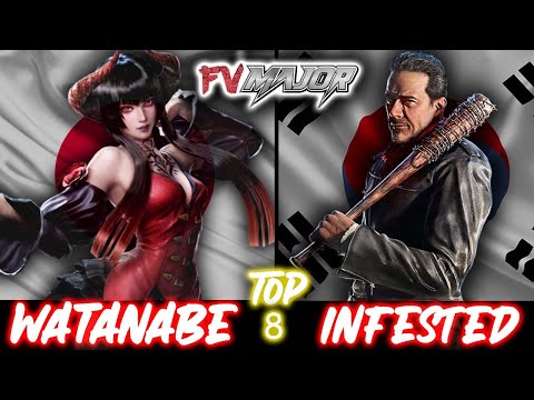 Fv Major 2023 - Watanabe (Eliza) 🇯🇵 vs 🇰🇷 Infested (Geese/Negan) Top 8 - Tekken 7