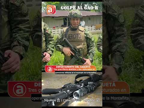 TRES GUERRILLEROS ABATIDOS Y DOS CAPTURADOS EN OPERACIONES MILITARES EN EL MUNICIPIO DE LA MONTAÑITA