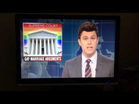 Colin Jost Talks About the Gay Train