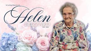 Live Stream of the Funeral Service of Helen Blizzard