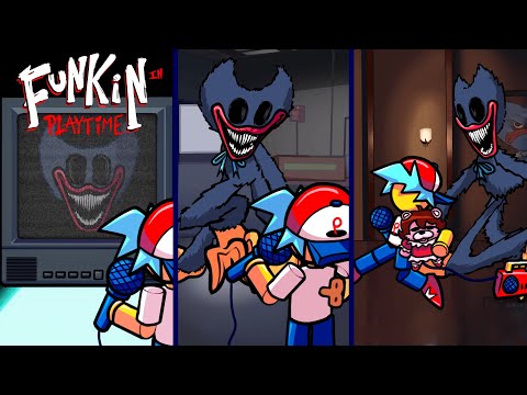 FNF: Vs Nightmare Huggy Wuggy // Funkin' In Playtime // Poppy Playtime 3 █ Friday Night Funkin' █