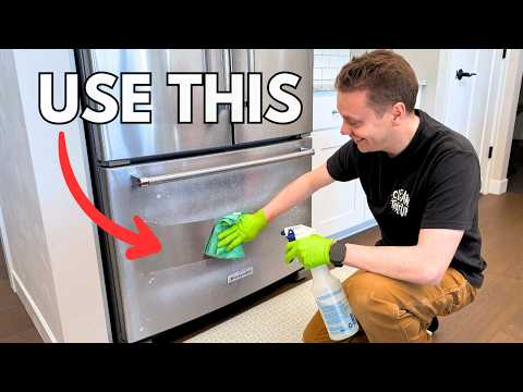The Best Way To Clean Stainless Steel Appliances!