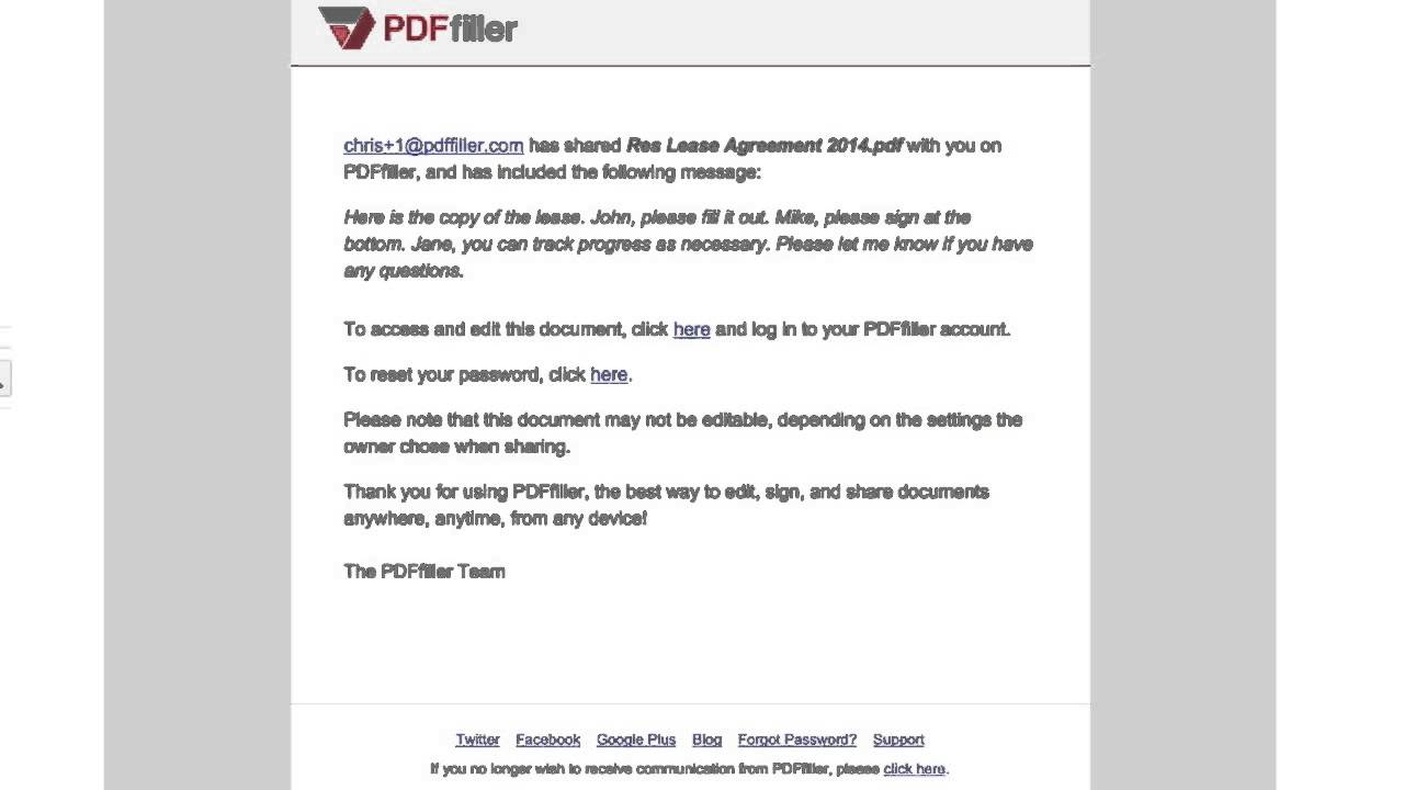 Collaboratively Edit Documents Online with Share from PDFfiller