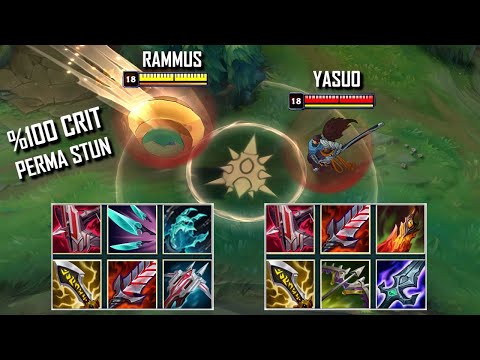 CRIT RAMMUS vs YASUO FULL BUILD FIGHTS & Best Pentakills!