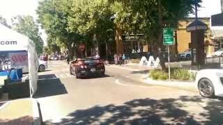 preview picture of video 'Nissan GTR Cars and Croissants in Menlo Park'