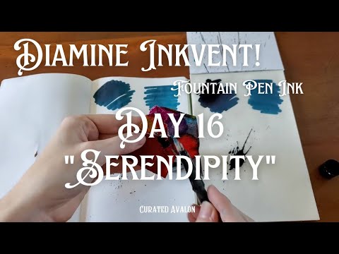"Serendipity" Inkvent Day 16 Diamine Fountain Pen Ink
