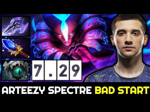 ARTEEZY Bad Start with Mage Slayer Build Spectre 7.29 Dota 2