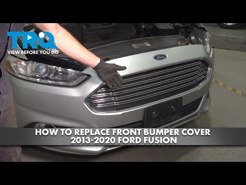 How to Replace Front Bumper Cover 2013-2020 Ford Fusion