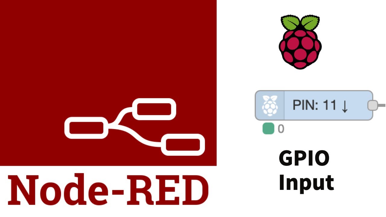 Raspberry Pi GPIO Input \\ Node-Red Tutorial