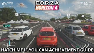Forza Horizon 4 - Hatch Me If You Can Achievement Guide - Festival Drag Strip in a Hot Hatch