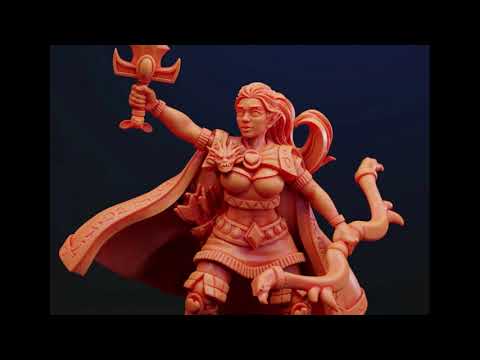 Sculpt Miniatures For 3D Printing