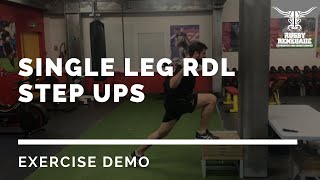 Download lagu Single Leg RDL Step Up | Rugby Renegade - Exercise Demo mp3