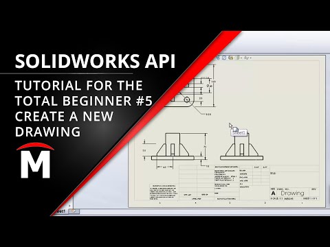 SOLIDWORKS API for the Total Beginner – 5/6 Creating a Drawing