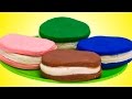Play Doh Ice Cream Cupcakes Playset Playdough SURPRISE EGGS Hello Kitty Angry Birds