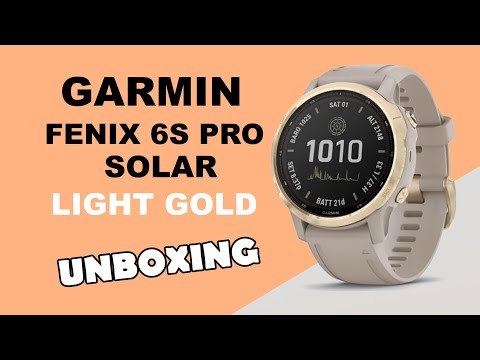 Garmin fenix 6S Pro and Sapphire Light Gold/Grey Garmin fenix 6S Pro and Sapphire Light Gold/Grey